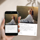 Recherche de noir et blanc merci invitations Élégant