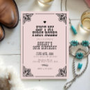 Recherche de western party invitations Rustique
