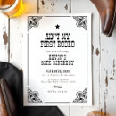 Recherche de western party invitations Rustique