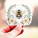 Recherche de abeilles fleurs autocollants Pour elle