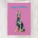 Recherche de dobermann vœux cartes Animal de compagnie