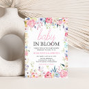 Recherche de printemps baby shower invitations Bébé en fleurs