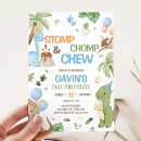 Recherche de dinosaur anniversaire invitations Mignon