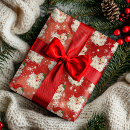 Recherche de noël vintage papier cadeau Aquarelle