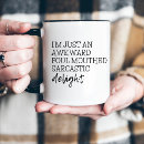 Recherche de sarcastiques tasses Typographie