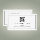 Recherche de chauffeur cartes visite Code qr