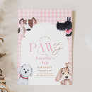 Recherche de paw ty invitations Fête du chiot