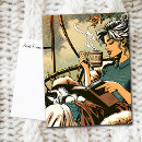 Recherche de lecture de chat cartes postales Confortable
