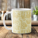 Recherche de jaune imprimées tasses Rétro