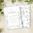 Recherche de green floral mariage invitations Moderne