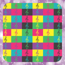 Recherche de symboles pour la musique autocollants Clef à trépied