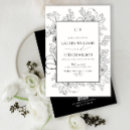 Recherche de noir floral Script de calligraphie