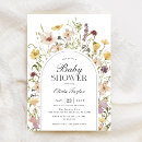 Recherche de fleur baby shower invitations Boho
