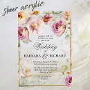Recherche de de floral mariage invitations Chic boho