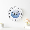 Suche nach der anker des schiffs wanduhren Ozean