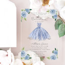 Recherche de bleu et argent invitations Floral