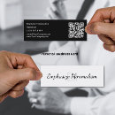 Recherche de mettre cartes visite Noir et blanc