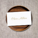 Recherche de blanc et doré cartes visite Pour elle