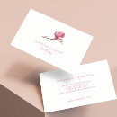 Recherche de rose et blanc cartes visite Administrative professional