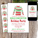 Suche nach ugly christmas sweater party einladungen Hässliches weihnachtspulli party