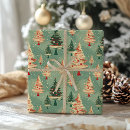 Recherche de scène neige papier cadeau Vintage