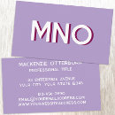 Recherche de lilas cartes visite Monogramme