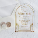 Recherche de années 20 mariage invitations Porte