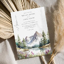 Recherche de montagne mariage invitations Nature