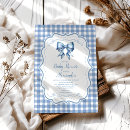 Recherche de bleu baby shower invitations Vintage