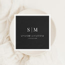 Recherche de réception mariage serviettes Noir