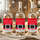 Recherche de santa bouteilles vin étiquettes Amusant