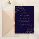 Suche nach blue gold wedding einladungen Marine