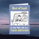 Recherche de taxi jaune vœux cartes Chauffeur de taxi