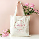 Recherche de mariage rose de fleur sacs Demoiselle d'honneur