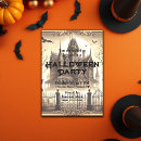 Recherche de gothique halloween invitations Fête annuelle de l'halloween