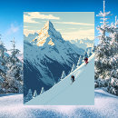 Recherche de skieurs cartes postales Suisse