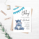 Recherche de hippopotame invitations Aquarelle