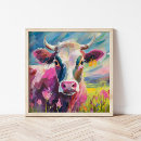 Recherche de vache colorée art Contenu générationnel