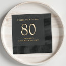Recherche de anniversaire 80 ans serviettes Fête du 80e anniversaire