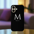 Recherche de simple et simple iphone coques Monogramme