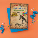 Recherche de fouille invitations D'anniversaire de dinosaure