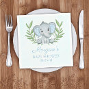 Recherche de vert bleu serviettes Baby shower garçon
