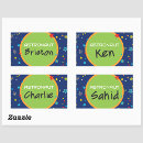 Recherche de fusée autocollants Nom