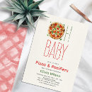 Recherche de pacifier baby shower invitations Pizza