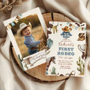Recherche de western 1ans anniversaire invitations Ouest