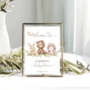 Suche nach woodland baby shower poster Waldtiere