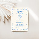 Recherche de lunch bridal shower invitations Bleu