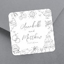 Recherche de gris mariage autocollants Gris et blanc