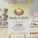 Recherche de baby chick invitations Aquarelle