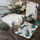 Recherche de beau paon invitations Bleu